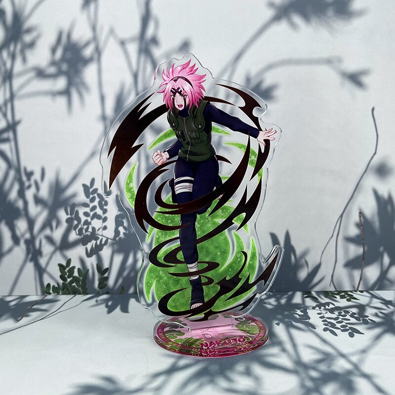 Anime Naruto Shippuden Acrylic Stand Figure Akatsuki Hatake Kakashi Senju Tobirama Haruno Sakura Uchiha Sasuke Susanoo Toy Doll