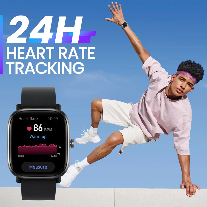 【New Version】 Amazfit GTS 2 mini Smartwatch 68+Sports Modes Sleep Monitoring Smart Watch For Android For iOS