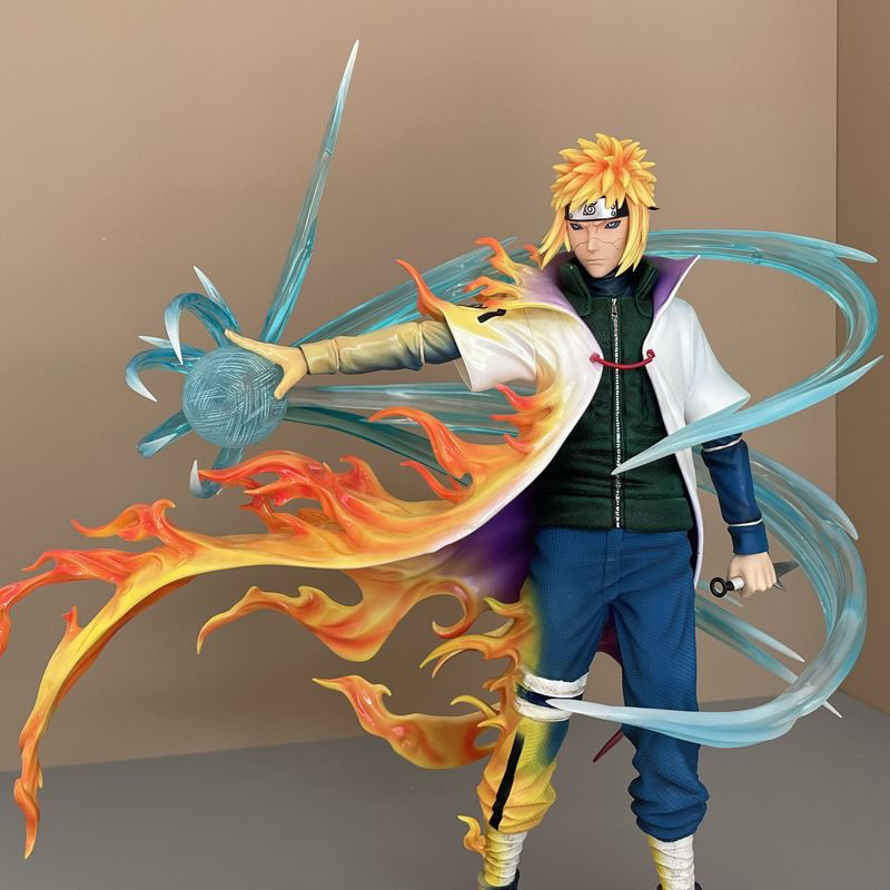 26cm Naruto Figures Namikaze Minato Anime Figure Evil Gk Four Generations Figurine Pvc Statue Model Doll Collectible Toys Gifts