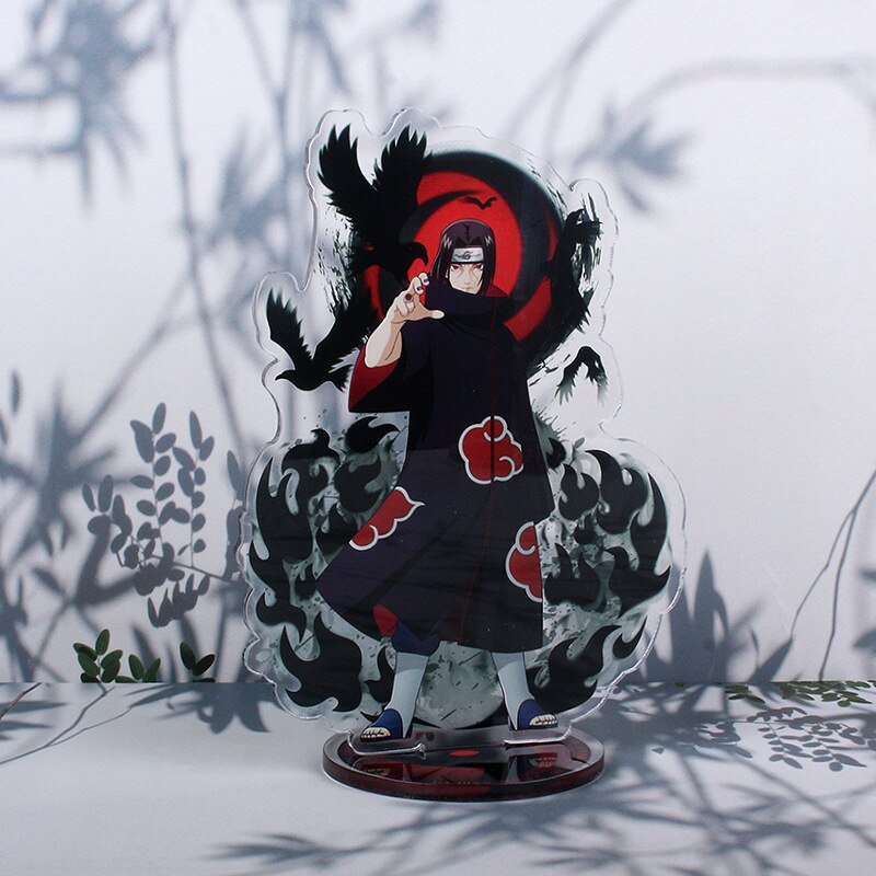 Anime Naruto Shippuden Acrylic Stand Figure Akatsuki Hatake Kakashi Senju Tobirama Haruno Sakura Uchiha Sasuke Susanoo Toy Doll