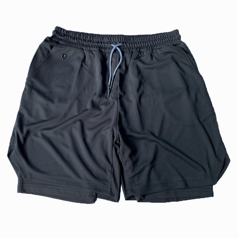 Shorts de Corrida Masculino 2 em 1