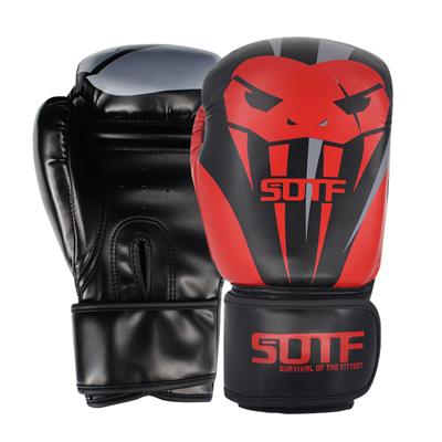 SUOTF MMA Fierce Fighting Boxing Sports Luvas de Couro Tigre