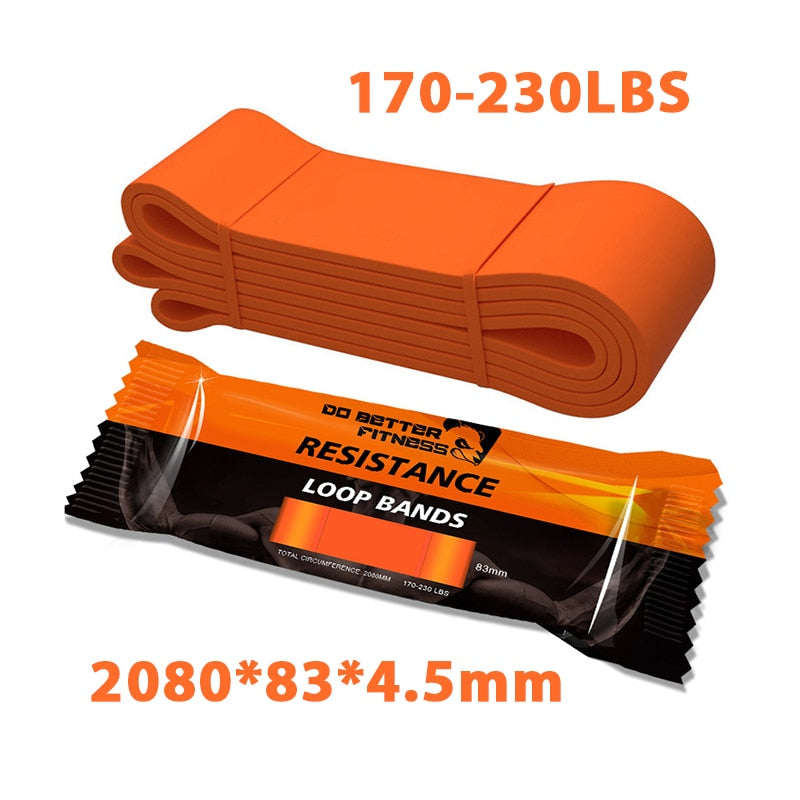 Faixa de fitness Puxar Empurrar  Faixas elásticas de resistência de borracha Loop Power Band Set Expansor de treino de ginástica em casa Potencializar o treinamento