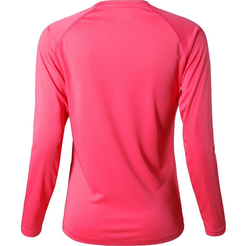 Blusão UPF50 + UV Outdoor Sport Camiseta T-Shirt Manga Longa Proteção Solar Praia