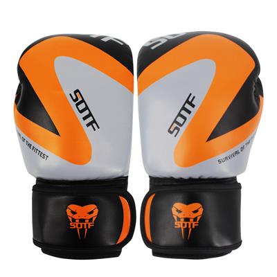 SUOTF MMA Fierce Fighting Boxing Sports Luvas de Couro Tigre