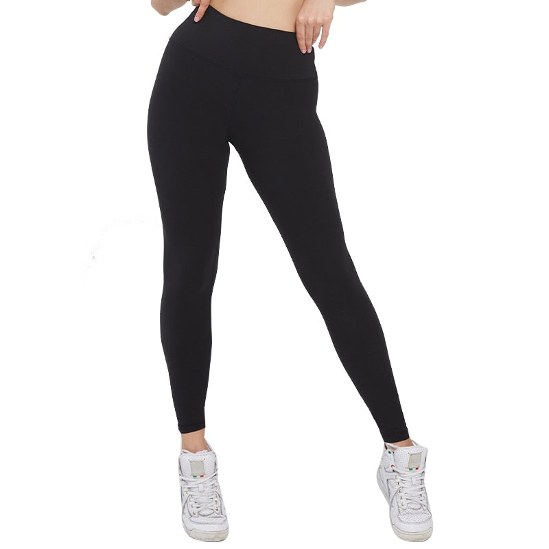 Leggings fitness push up com bolso cintura alta