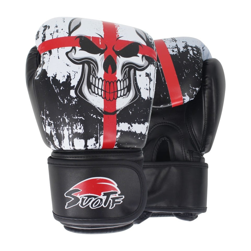 SUOTF MMA Fierce Fighting Boxing Sports Luvas de Couro Tigre