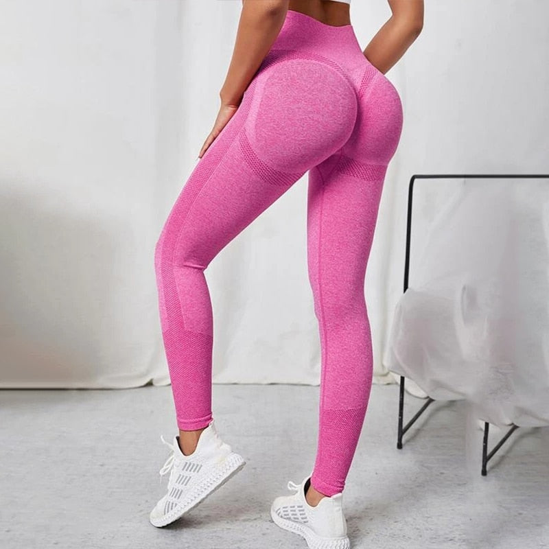 Leggings esportivas femininas Fitness sem costura