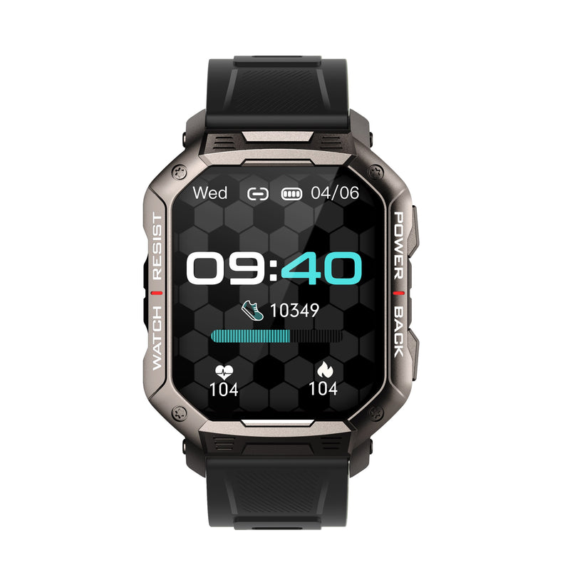 Relógio Inteligente Militar AMAZTIM Upgrade C20 Smartwatch Carbono Ultra