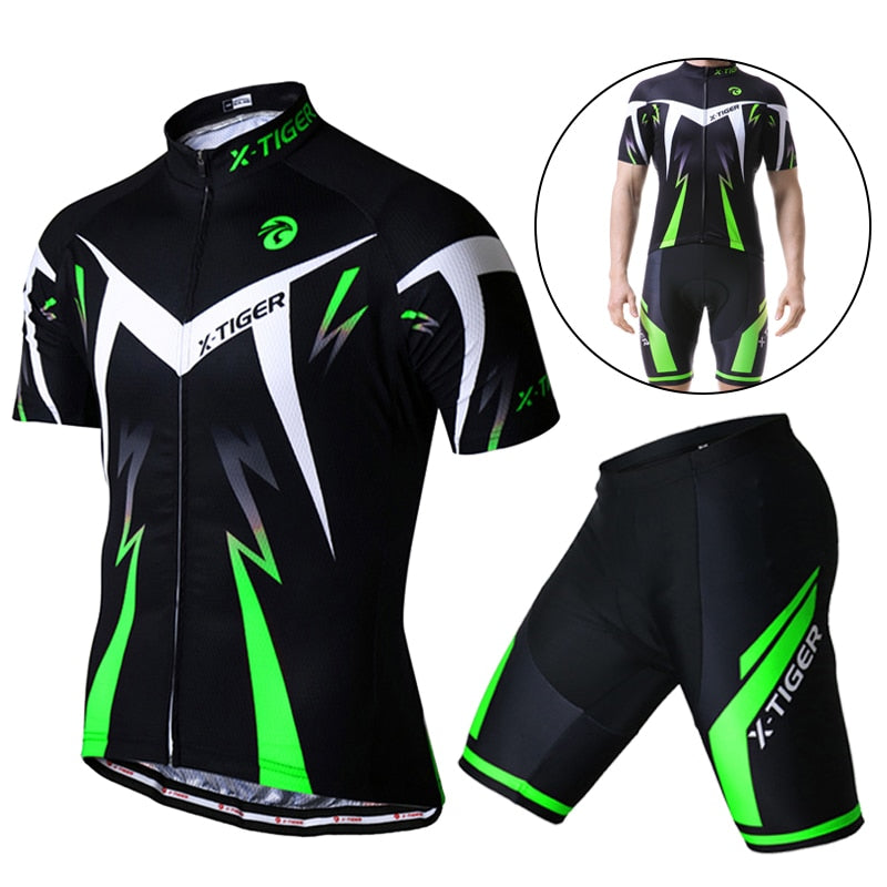 Conjunto de camisa de ciclismo X-Tiger Pro