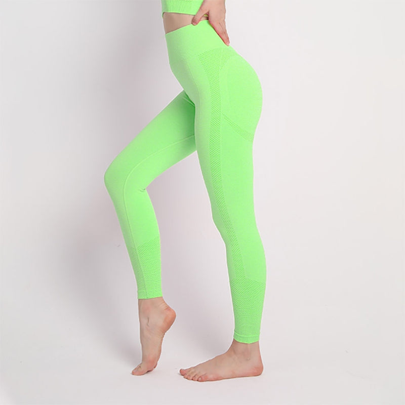 Leggings esportivas femininas Fitness sem costura