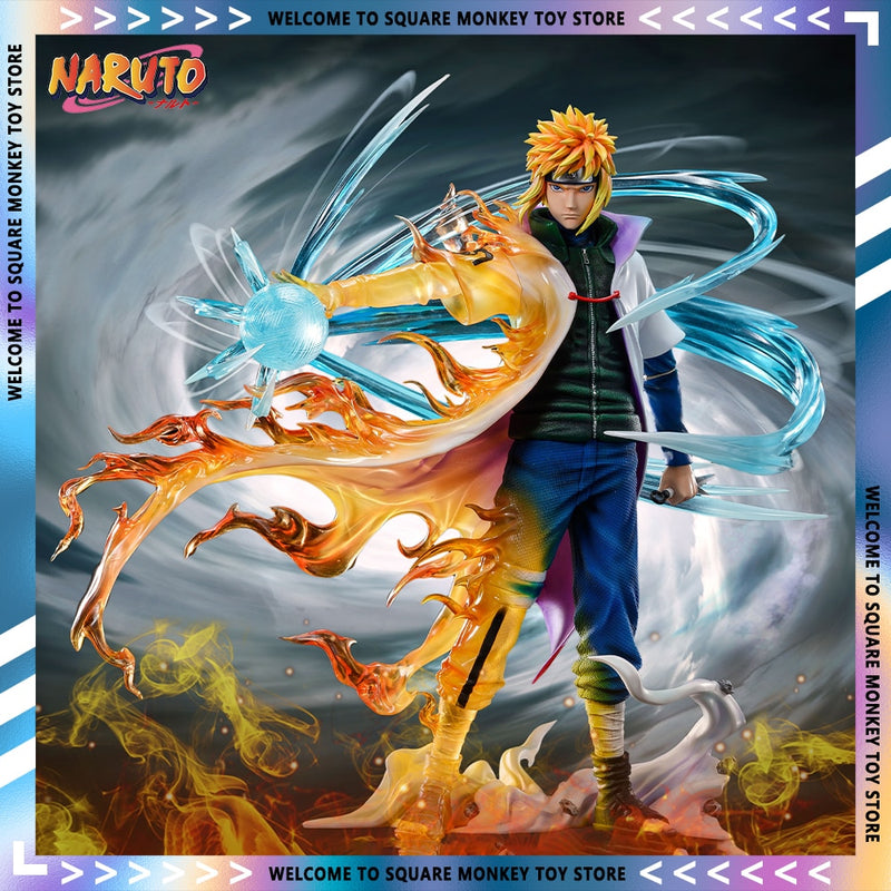 26cm Naruto Figures Namikaze Minato Anime Figure Evil Gk Four Generations Figurine Pvc Statue Model Doll Collectible Toys Gifts