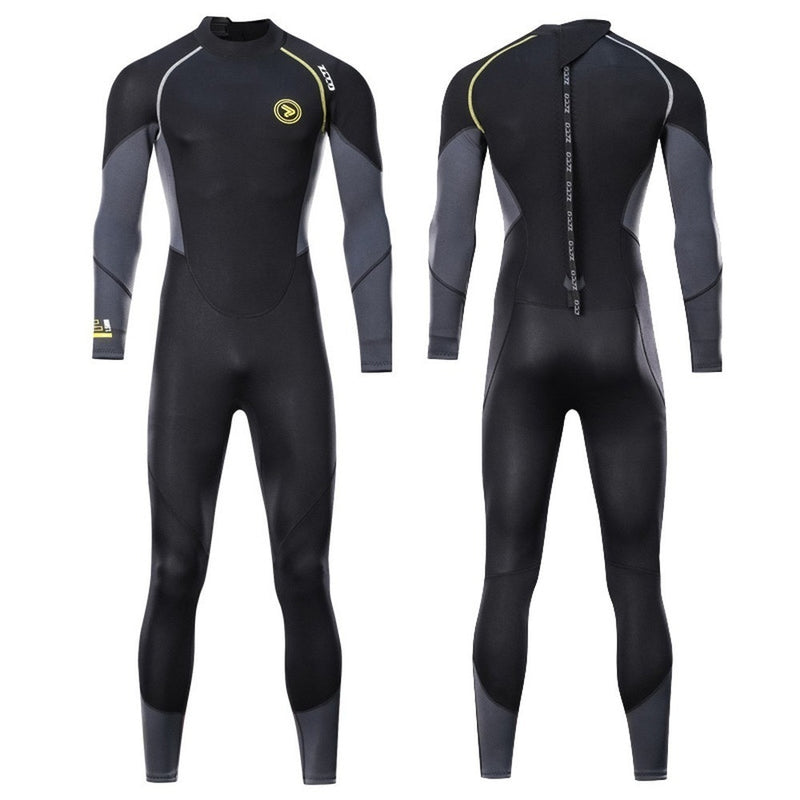 Roupa de mergulho masculina longa SBR material de neoprene