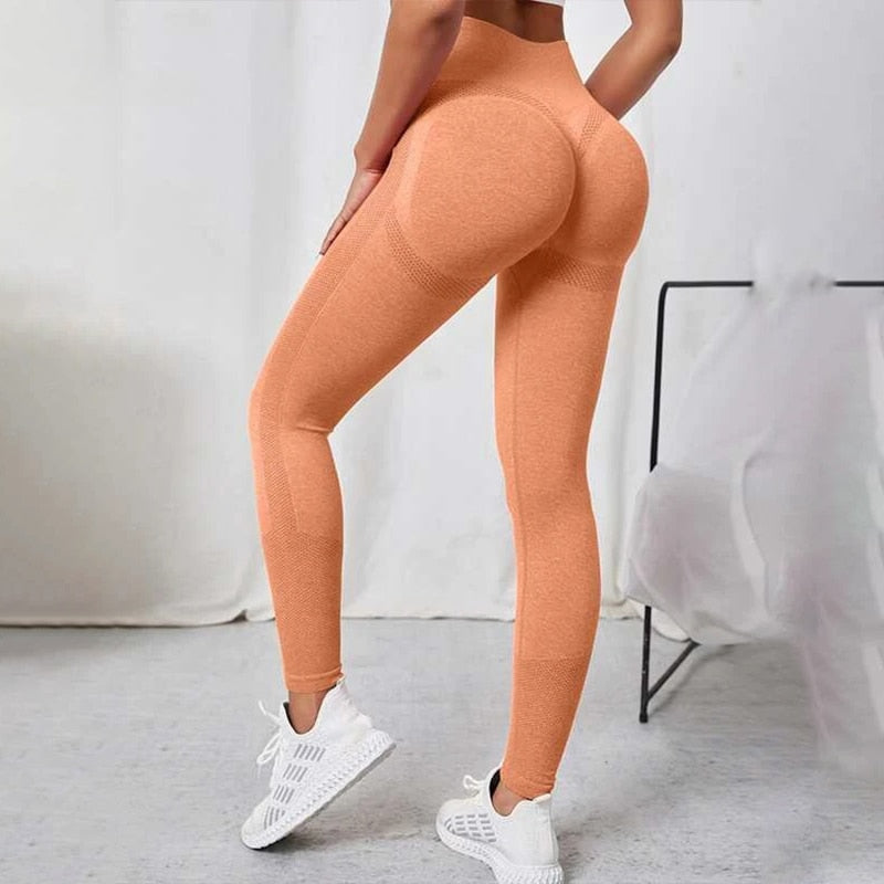 Leggings esportivas femininas Fitness sem costura