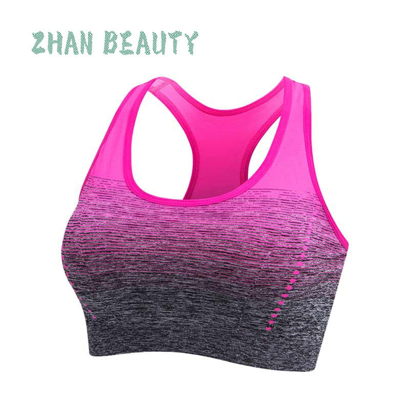 Sutiã Esportivo ZHAN BEAUTY Alta elasticidade Respirável