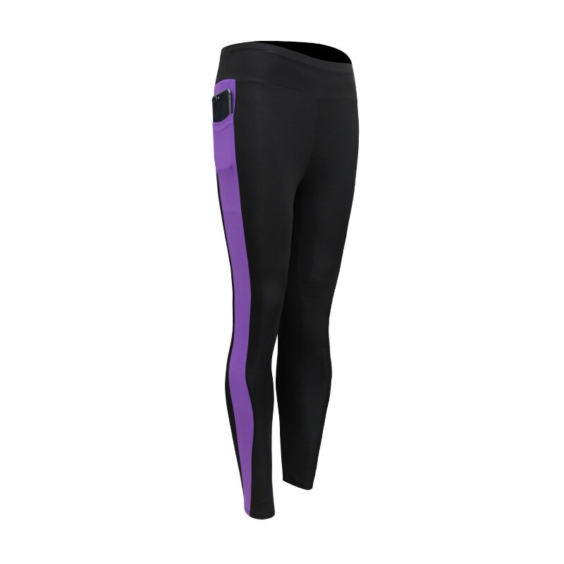 Leggings cintura alta com bolso fitness corrida esportes secagem rápida