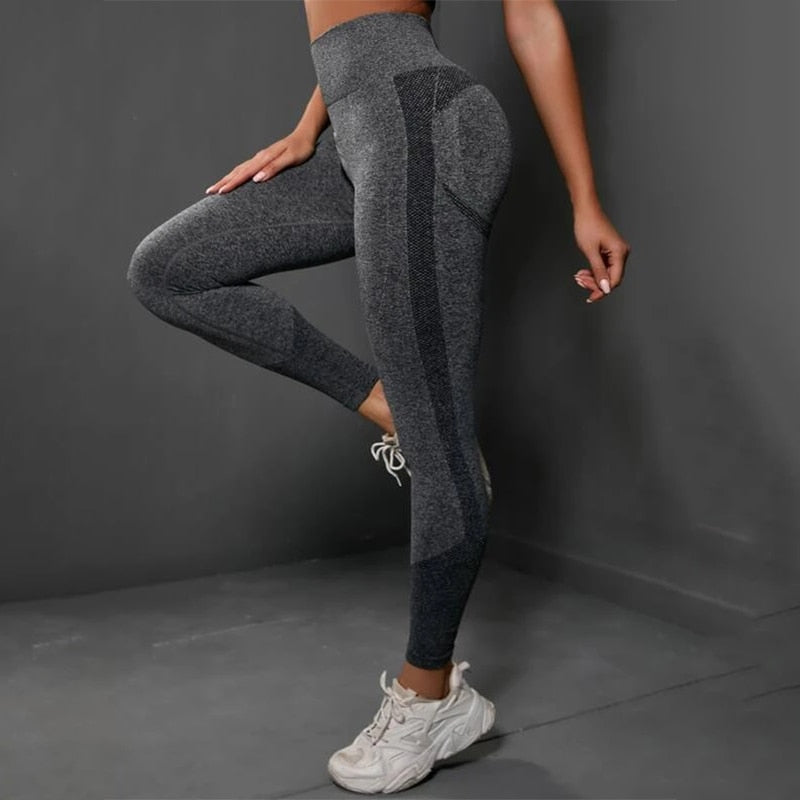 Leggings esportivas femininas Fitness sem costura