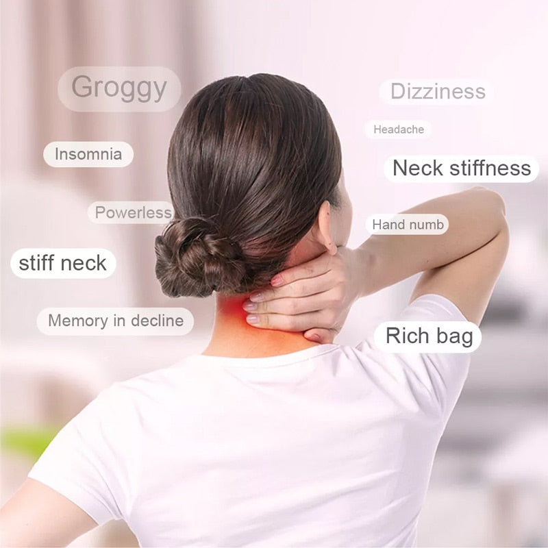 Equipamento para relaxamento dos músculos da coluna cervical