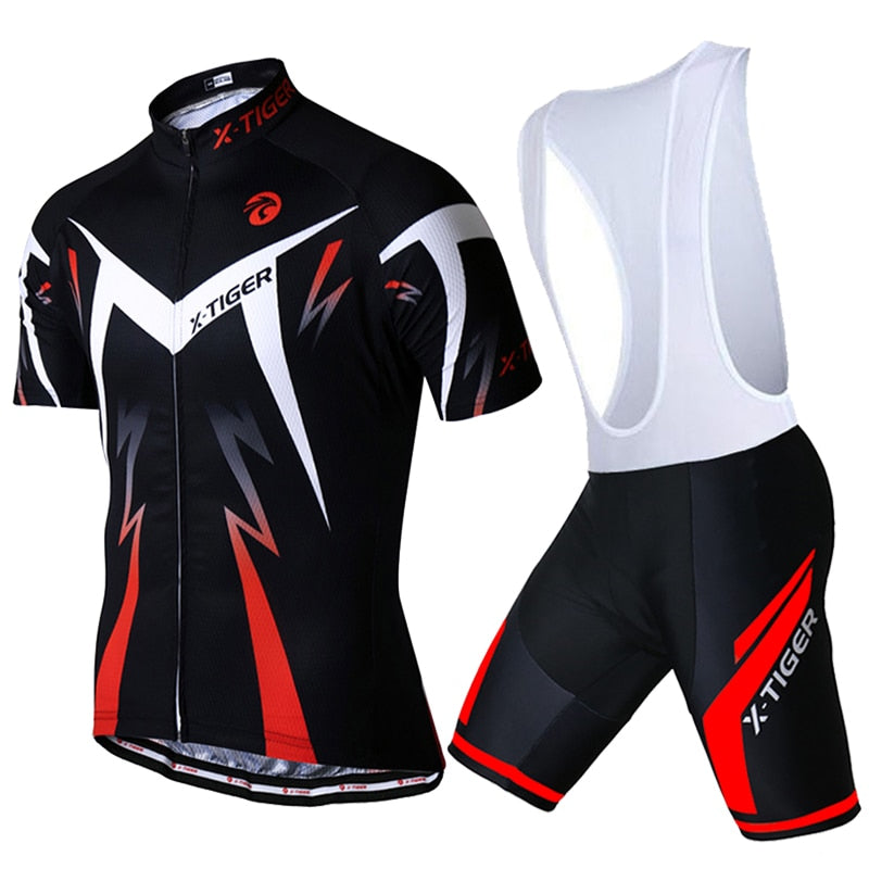 Conjunto de camisa de ciclismo X-Tiger Pro