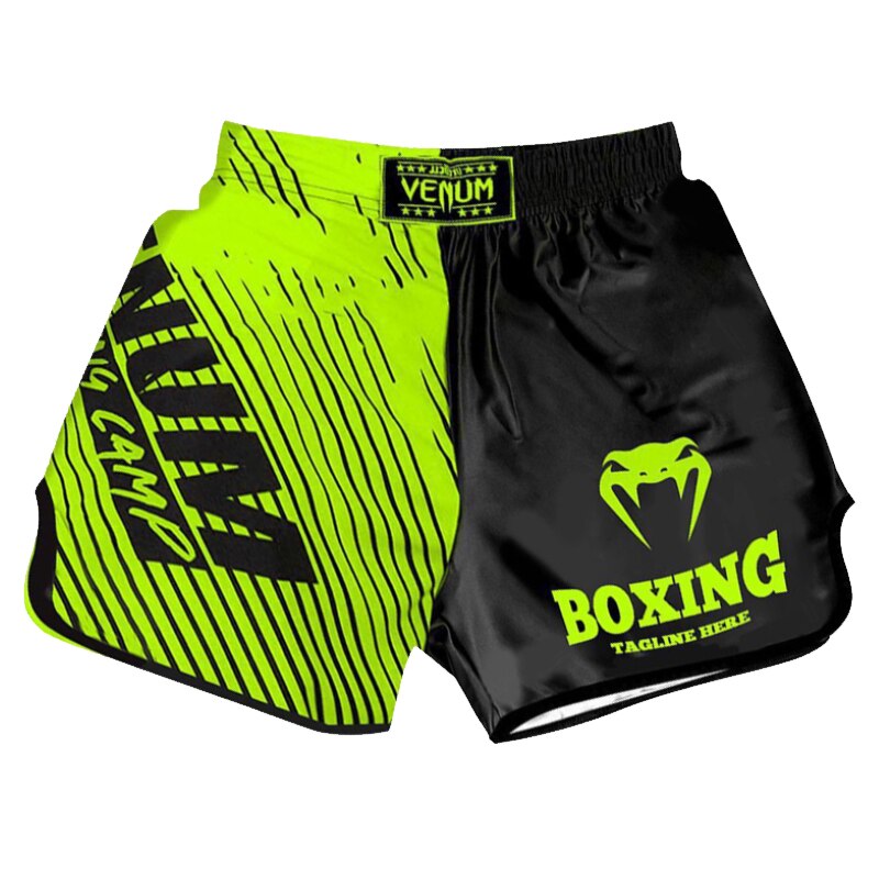 Shorts de luta Boxe Calças curtas de secagem rápida