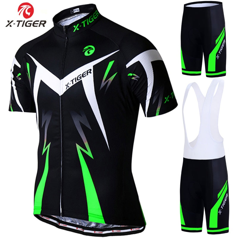 Conjunto de camisa de ciclismo X-Tiger Pro