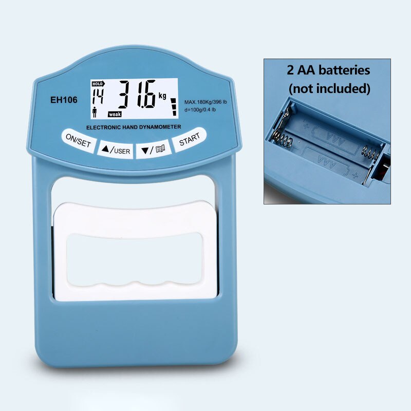 Dinamômetro de mão digital medidor de força de preensão