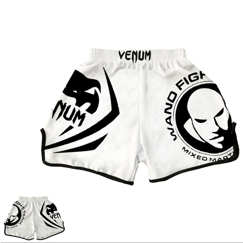 Shorts de luta Boxe Calças curtas de secagem rápida