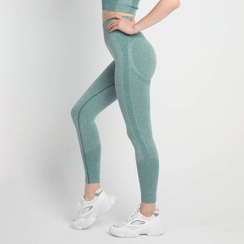 Leggings esportivas femininas Fitness sem costura