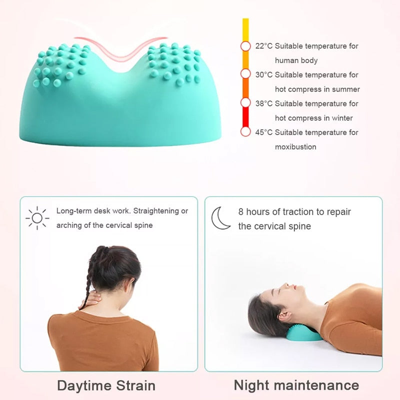 Equipamento para relaxamento dos músculos da coluna cervical