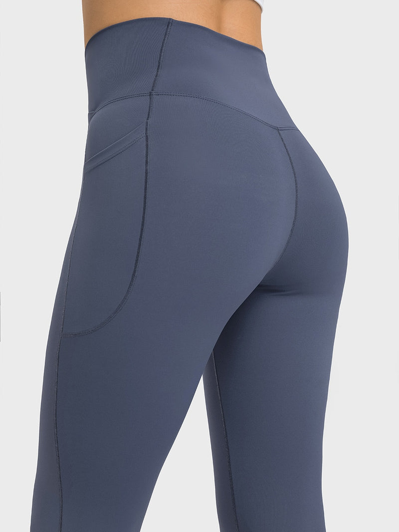 Nepoagym 25" sem costura frontal leggings femininas