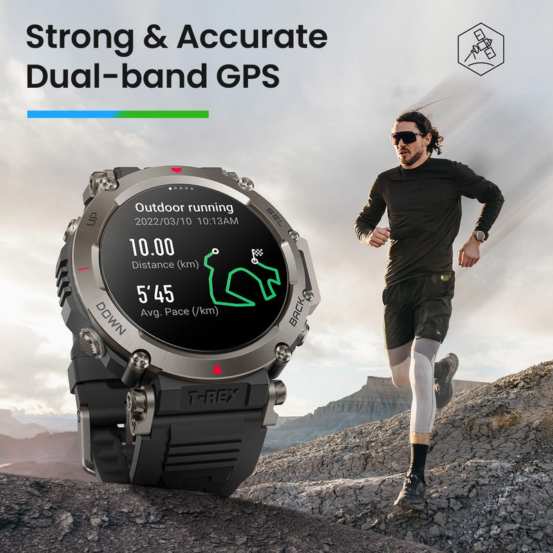 Amazfit T-Rex Ultra Smart Watch Dual-band GPS Robusto Outdoor