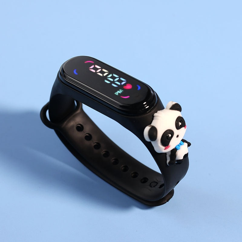 Relógios Moda Mickey Crianças Relógios Para Meninas Pulseira Eletrônica Esportes Touch LED Spiderman Boneca Relógio Infantil Relógio Feminino À Prova D' Água