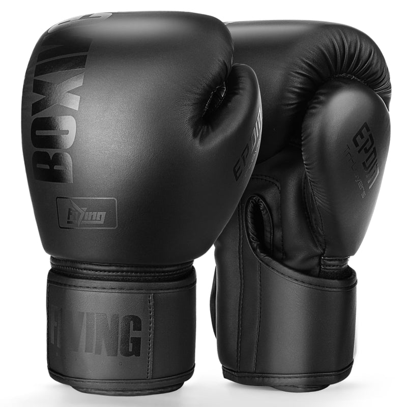 FIVING 10 12 14 16 oz Luvas de Boxe Couro