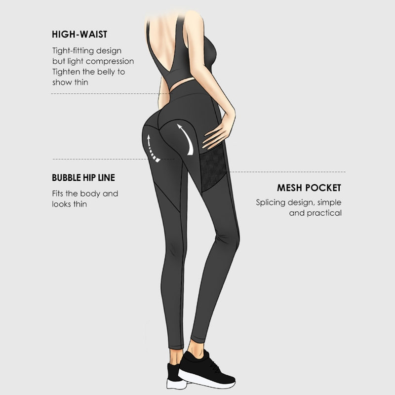 OHYOGA Leggings femininas