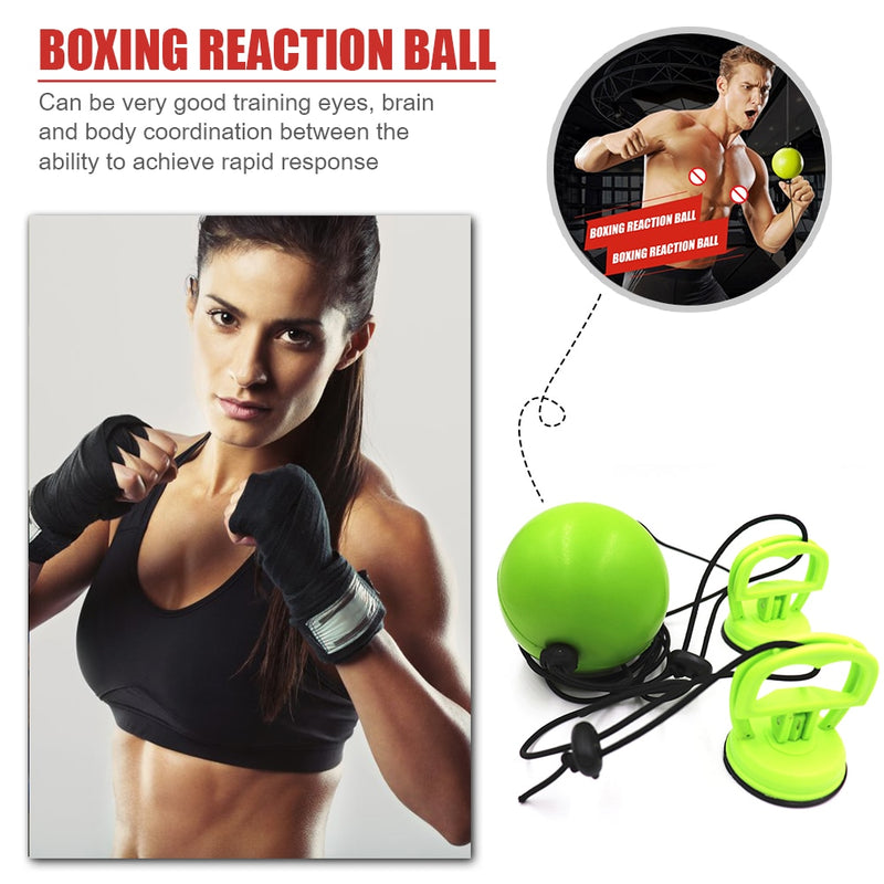 Boxe Reflexo Bola Punching Ball Speed