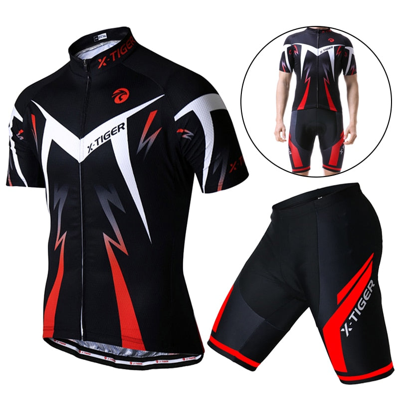 Conjunto de camisa de ciclismo X-Tiger Pro