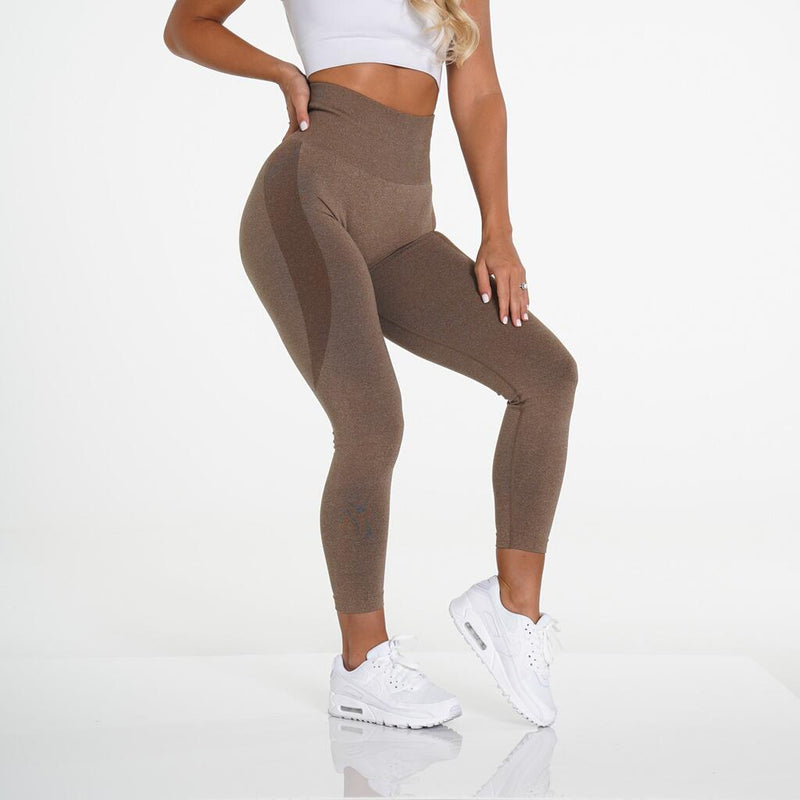 Leggings femininas com contorno sem costura Bumbum