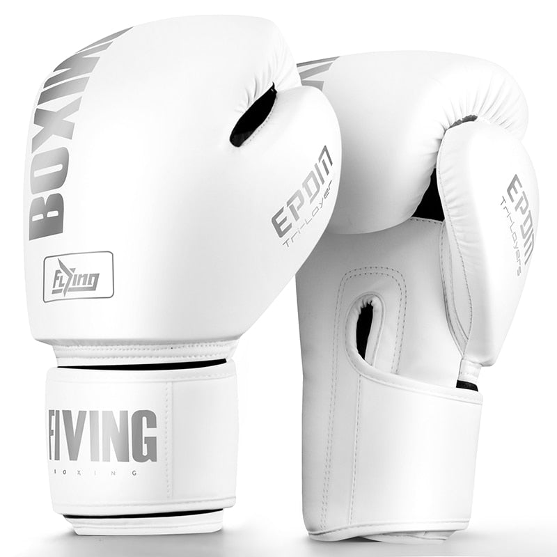 FIVING 10 12 14 16 oz Luvas de Boxe Couro