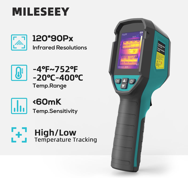 Mileseey TR120 Termovisor Infravermelho câmera térmica