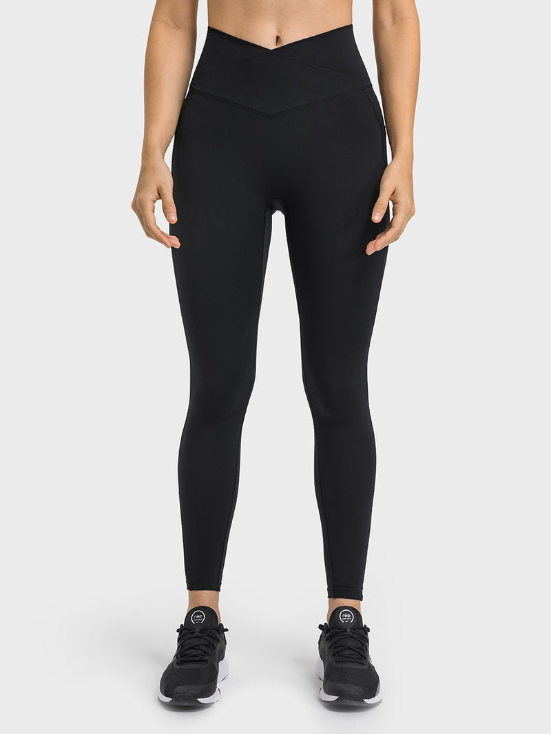 Nepoagym 25" sem costura frontal leggings femininas