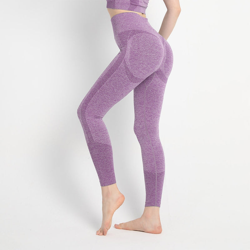 Leggings esportivas femininas Fitness sem costura