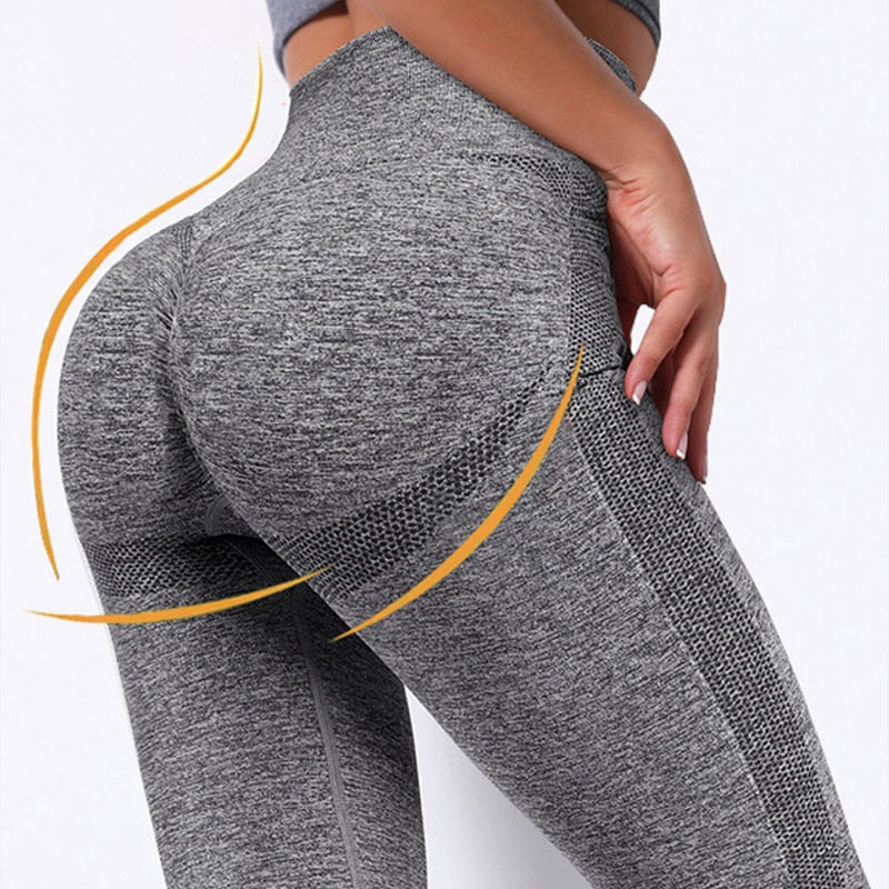 Leggings esportivas femininas Fitness sem costura